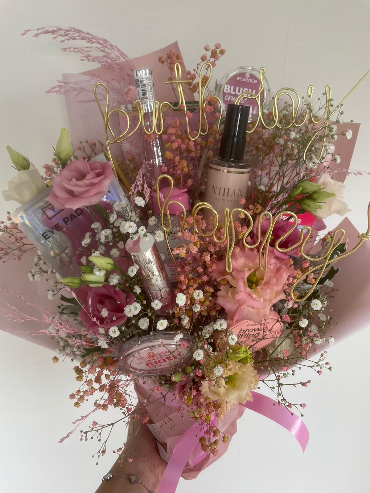 Make-Up Bouquet Flower Bouquet Luxury Romantic – Cosmetics Gift