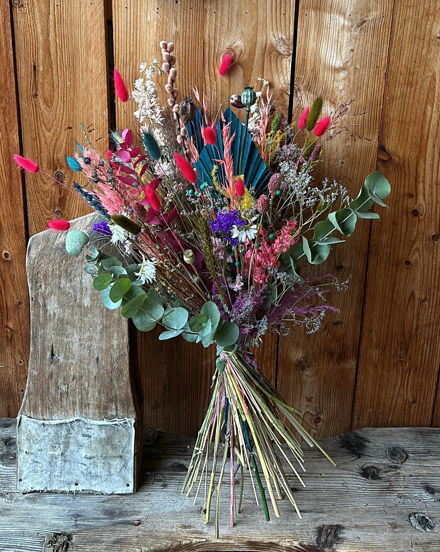 Trockenblumensträuße