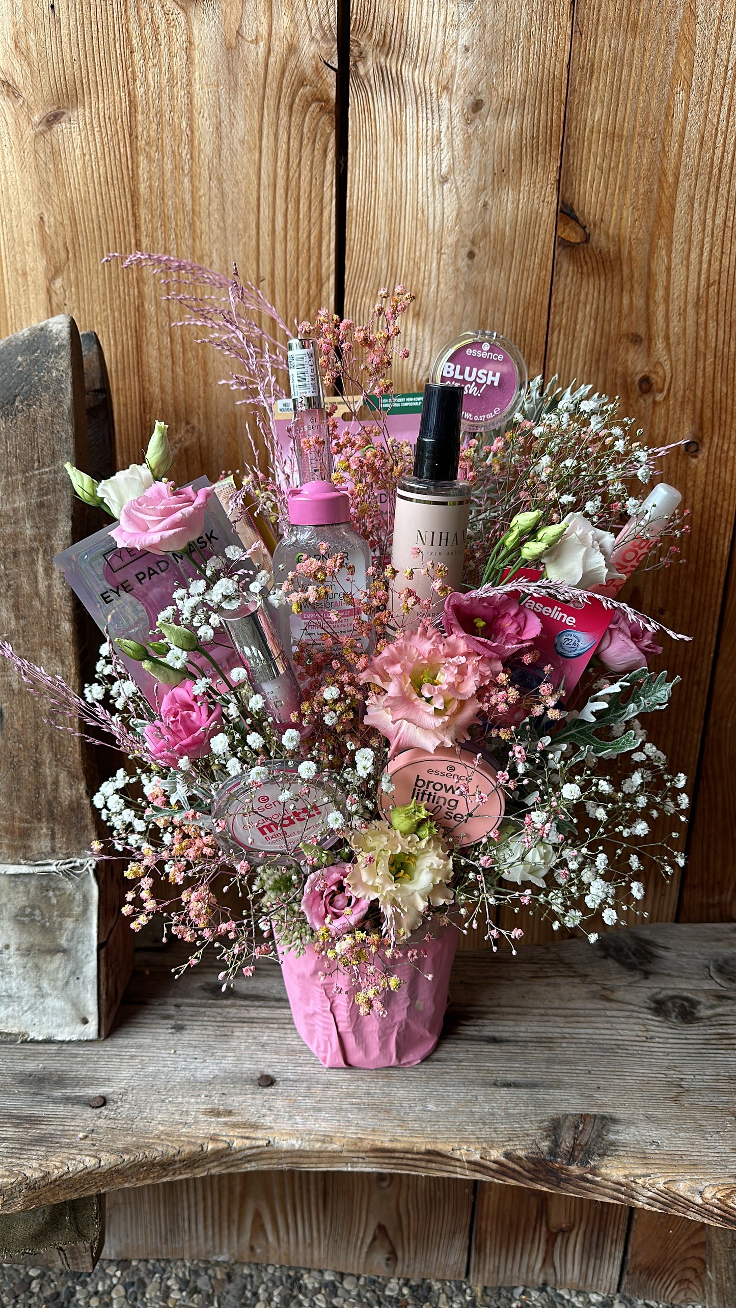 Make-Up Bouquet Blumenstrauß Luxury Romantic – Kosmetik Geschenk