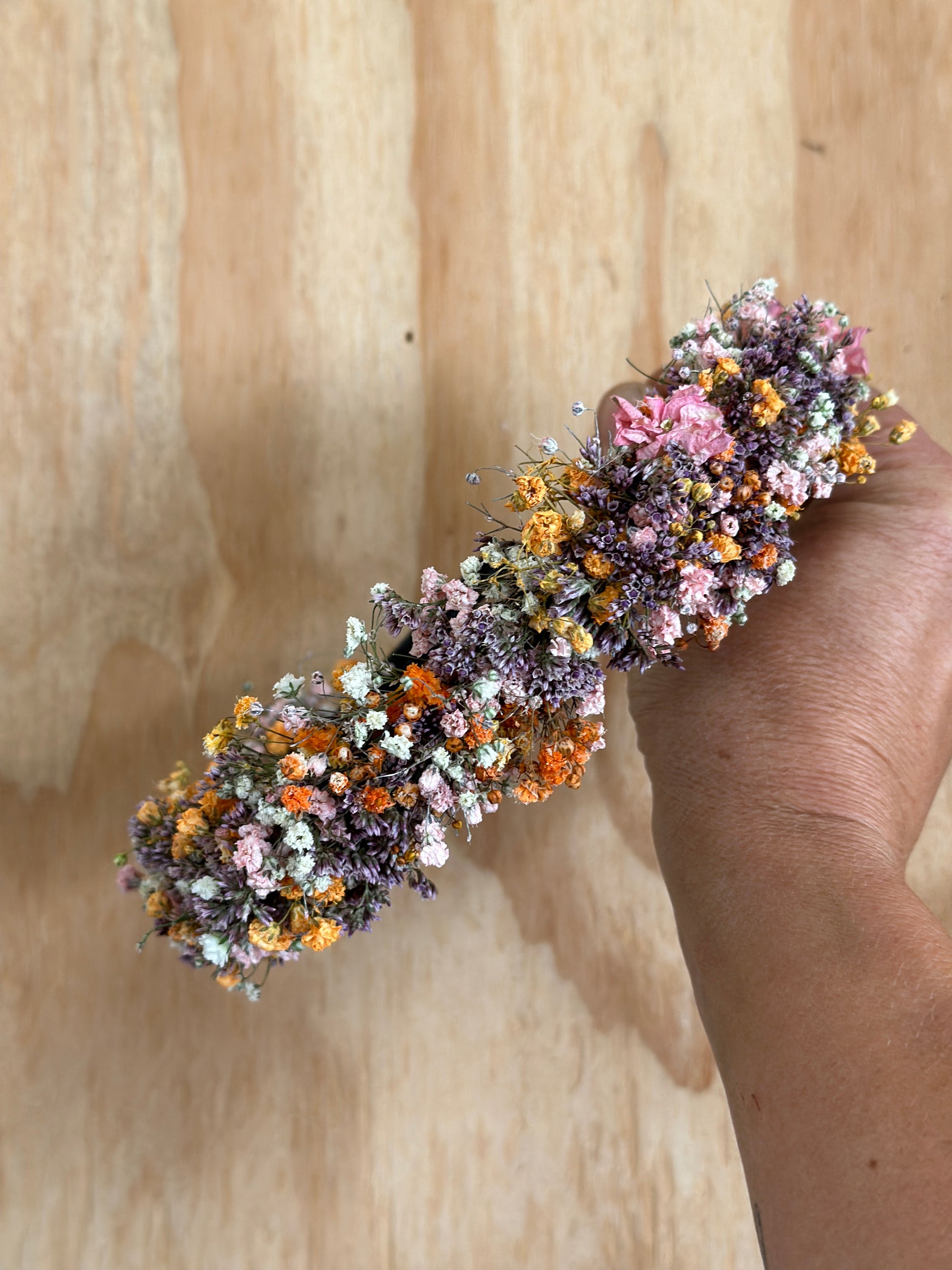 Haarreif millefleur - Wild und Schön