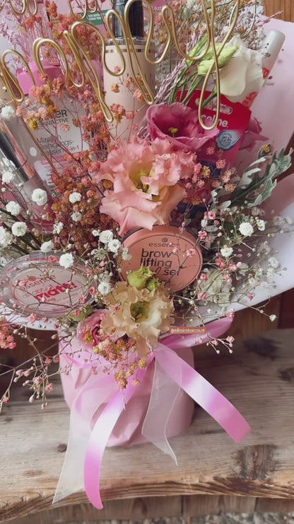 Make-Up Bouquet Blumenstrauß Luxury Romantic – Kosmetik Geschenk